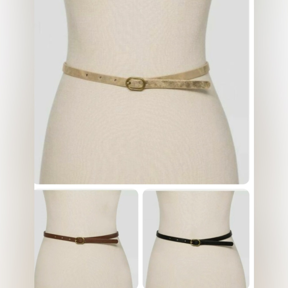 NWT 3-Pack Women's Belts